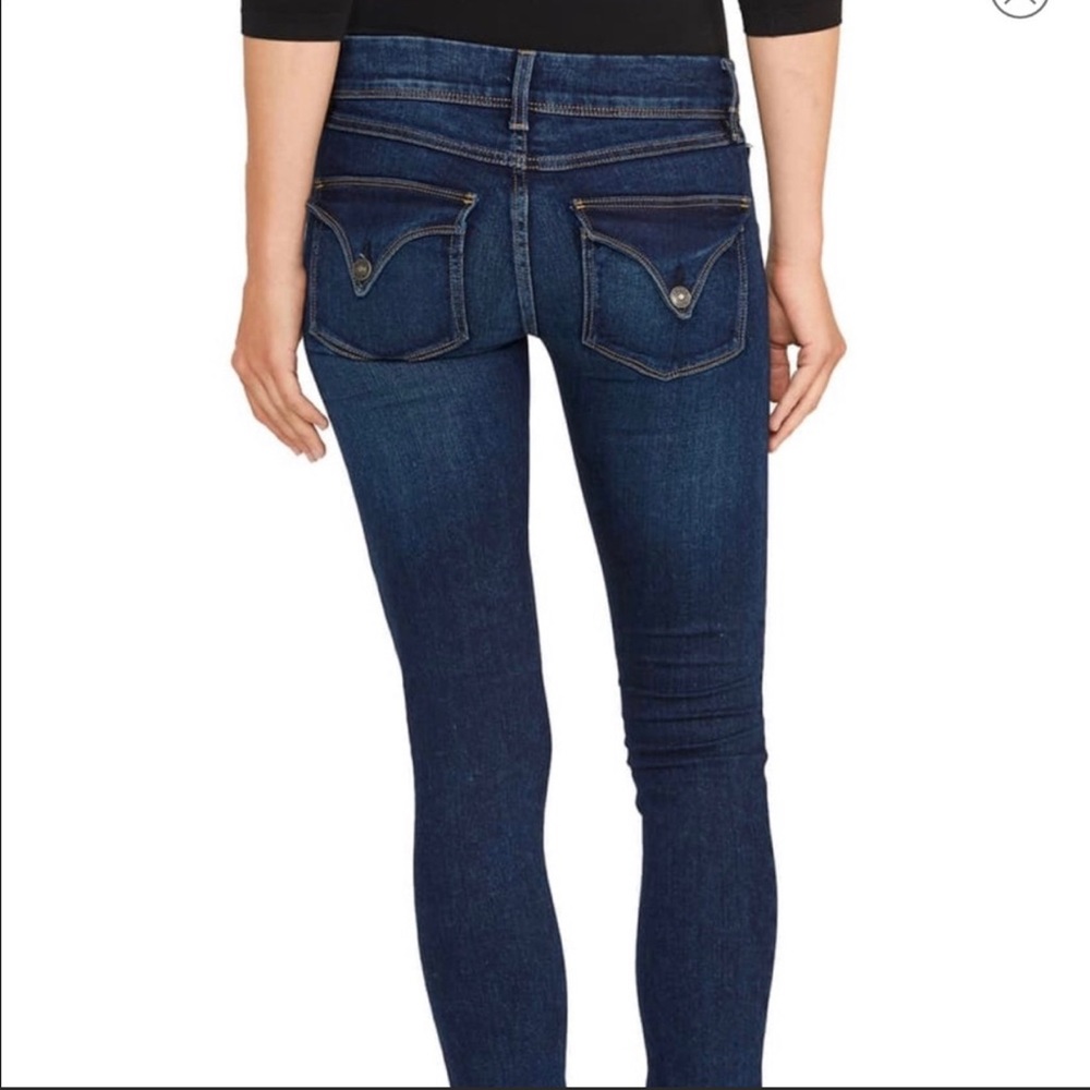 HUDSON COLLIN FLAP SKINNY CROP JEAN SIZE 25
